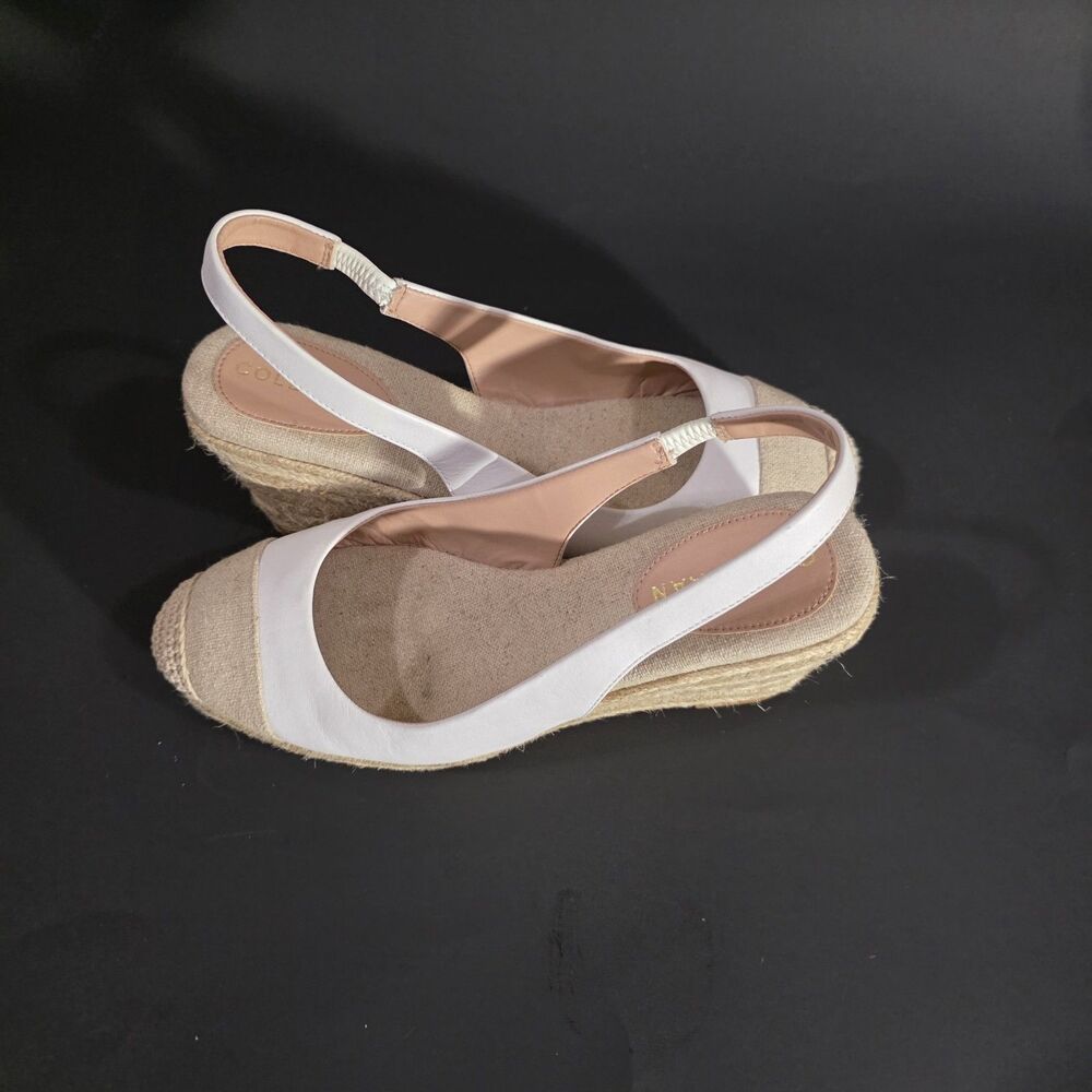 Cole Haan Espadrilles Wedge Sandals Sz 7.5 B - Picture 9 of 12